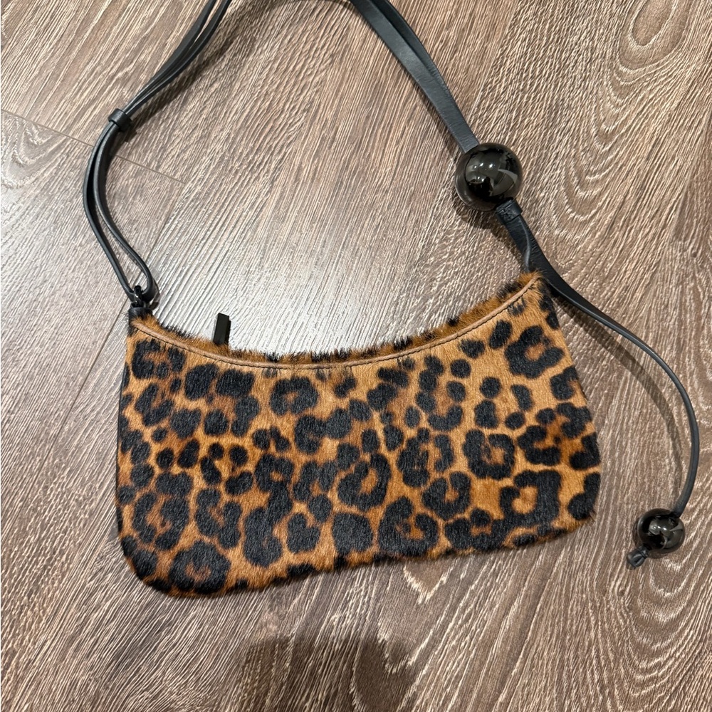 JACQUEMUS shoulder bag cheetah print